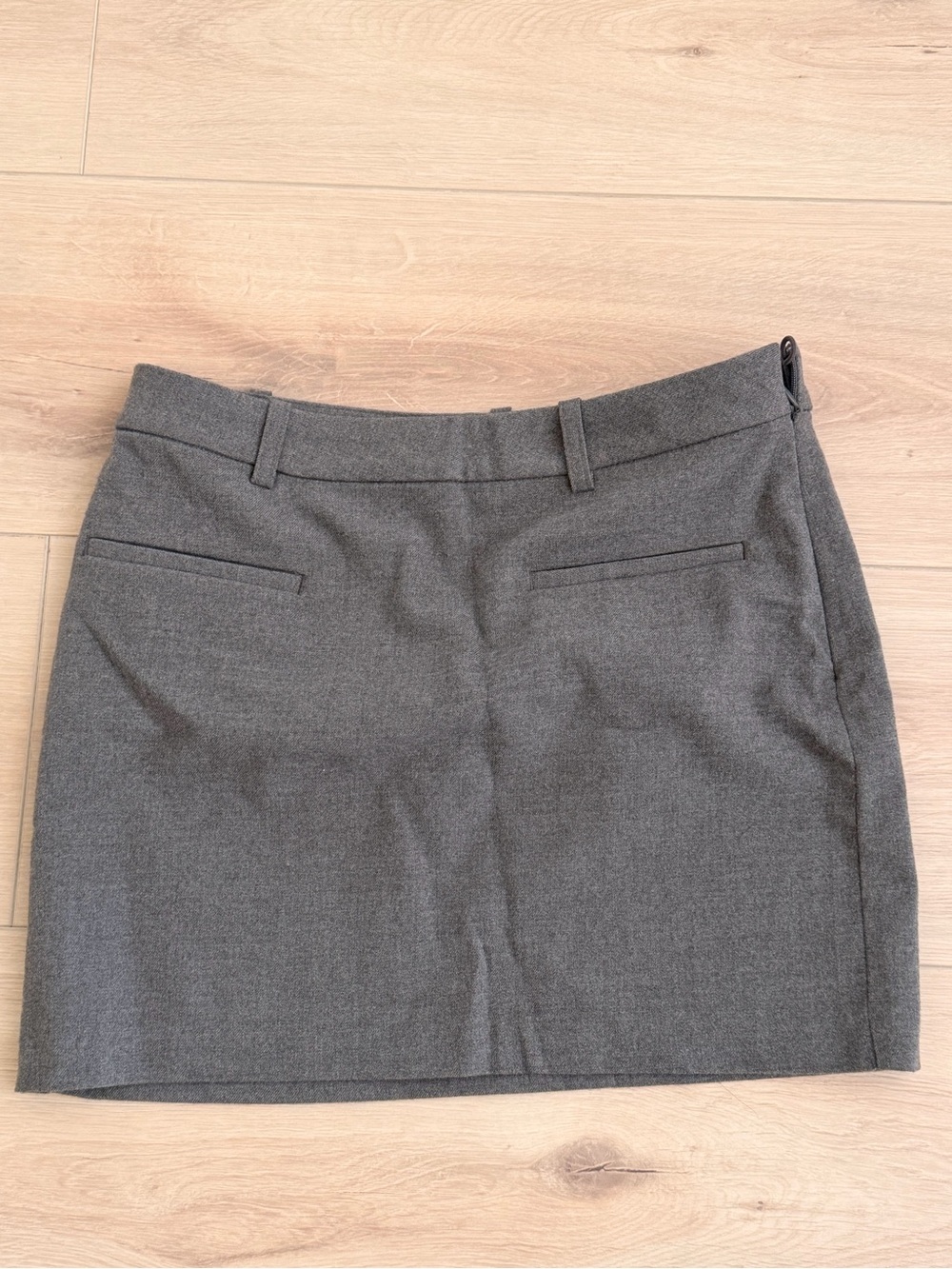 H&M Charcoal Gray Tailored Mini Skirt